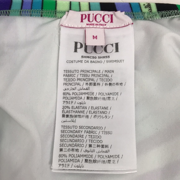 SOLD PUCCI Iride printed halterneck one piece swimsuit - Picture 10 of 13